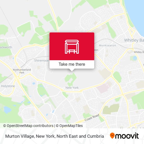 Murton Village, New York map