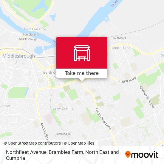 Northfleet Avenue, Brambles Farm map