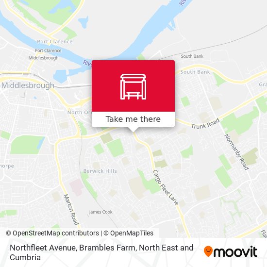 Northfleet Avenue, Brambles Farm map