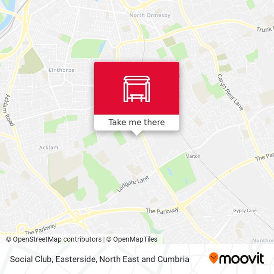 Social Club, Easterside map
