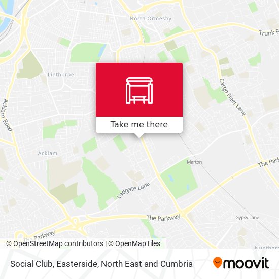 Social Club, Easterside map