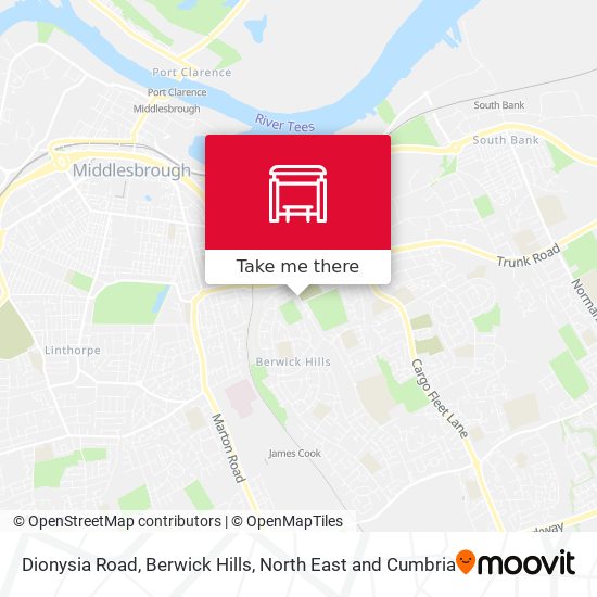 Dionysia Road, Berwick Hills map