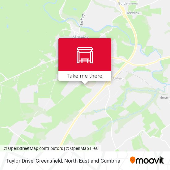 Taylor Drive, Greensfield map