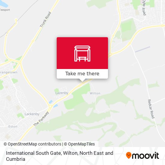 International South Gate, Wilton map