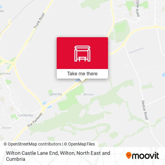 Wilton Castle Lane End, Wilton map