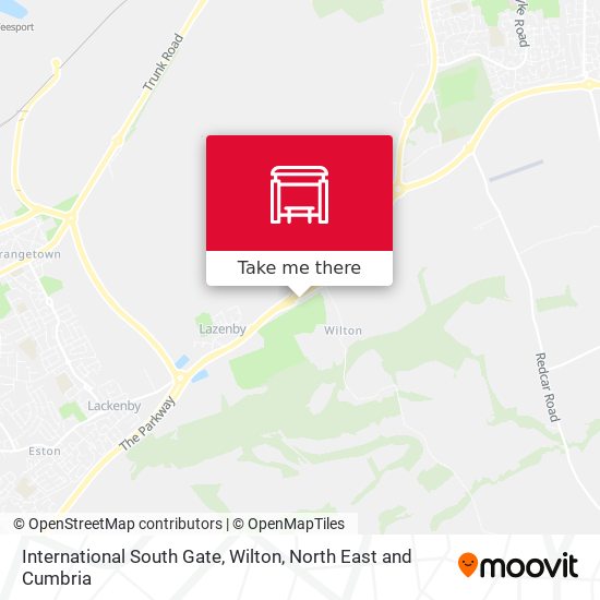 International South Gate, Wilton map