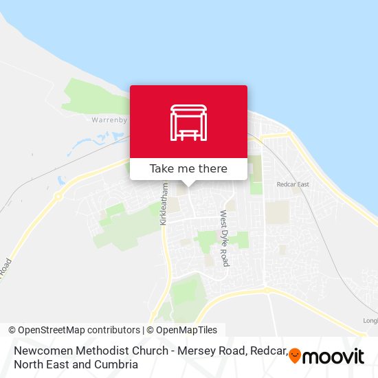 Newcomen Methodist Church - Mersey Road, Redcar map