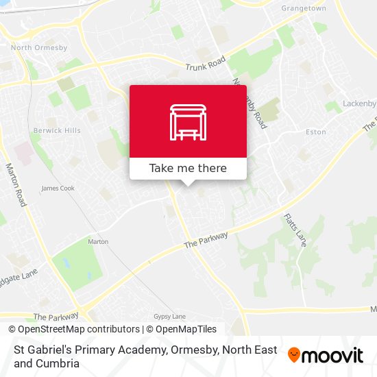 St Gabriel's Primary Academy, Ormesby map