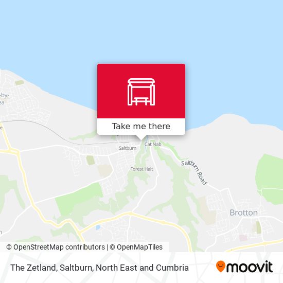 The Zetland, Saltburn map