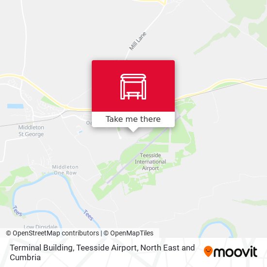 Terminal Building, Teesside Airport map