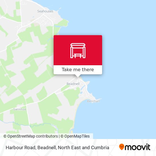 Harbour Road, Beadnell map