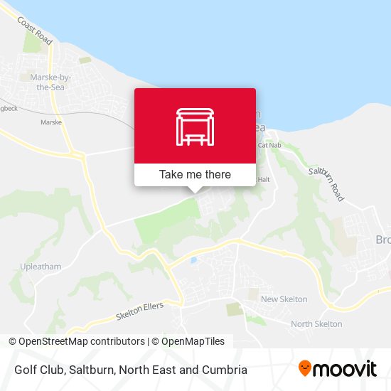 Golf Club, Saltburn map