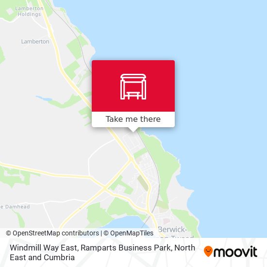Windmill Way East, Ramparts Business Park map