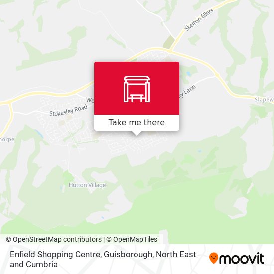 Enfield Shopping Centre, Guisborough map