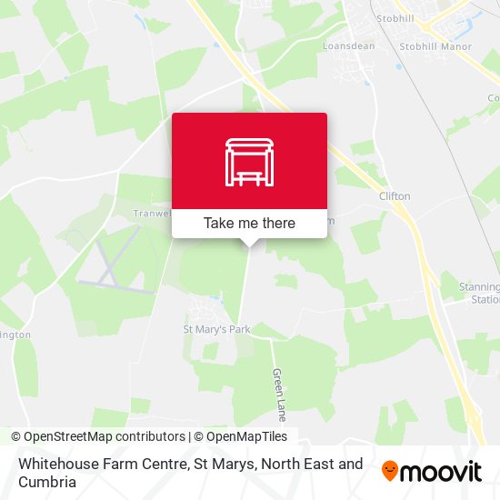 Whitehouse Farm Centre, St Marys map