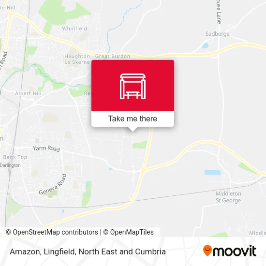 Amazon, Lingfield map