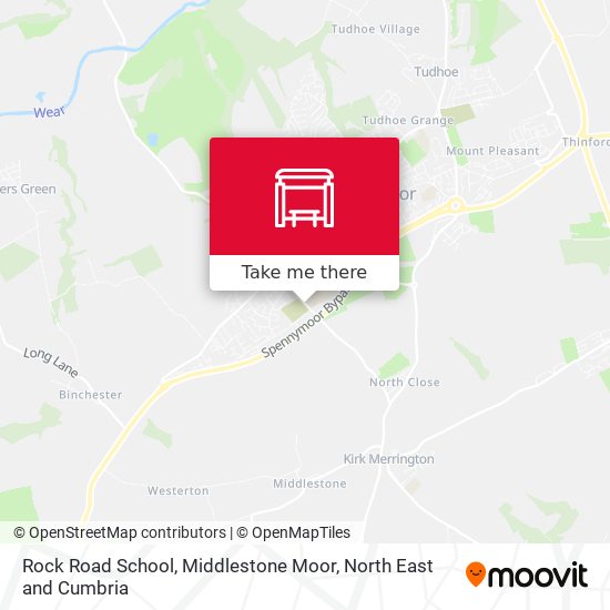 Rock Road School, Middlestone Moor map