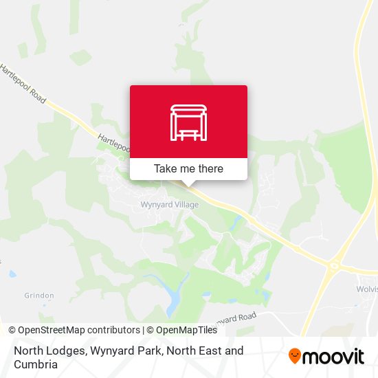 North Lodges, Wynyard Park map