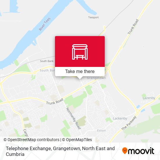 Telephone Exchange, Grangetown map