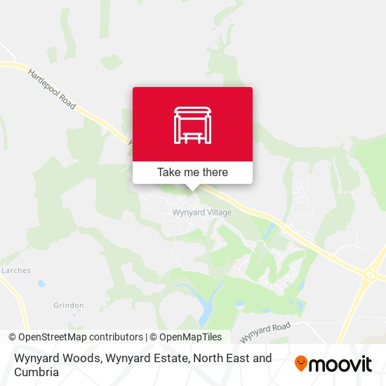 Wynyard Woods, Wynyard Estate map
