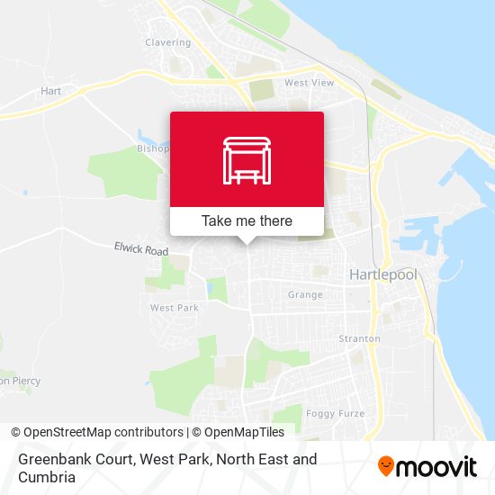 Greenbank Court, West Park map