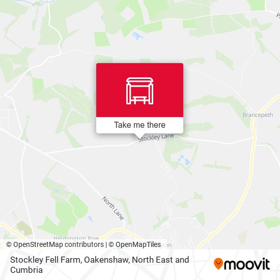 Stockley Fell Farm, Oakenshaw map