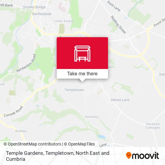Temple Gardens, Templetown map