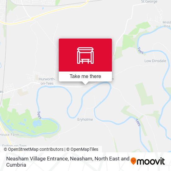 Neasham Village Entrance, Neasham map