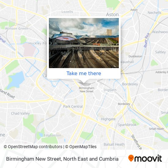 Birmingham New Street map