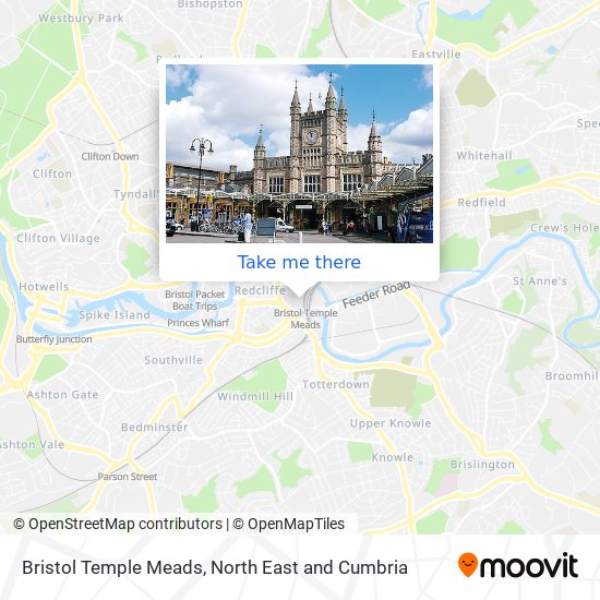 Bristol Temple Meads map