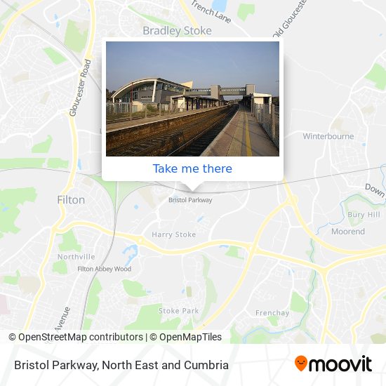 Bristol Parkway map