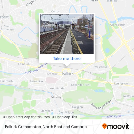 Falkirk Grahamston map