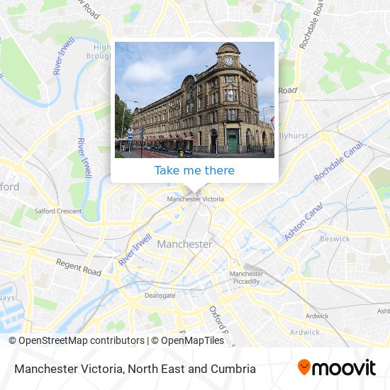 Manchester Victoria map