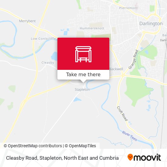 Cleasby Road, Stapleton map