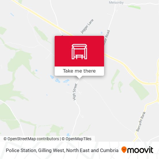 Police Station, Gilling West map