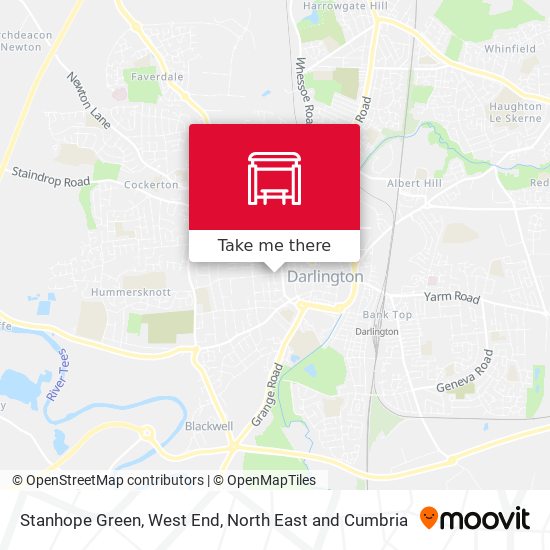 Stanhope Green, West End map
