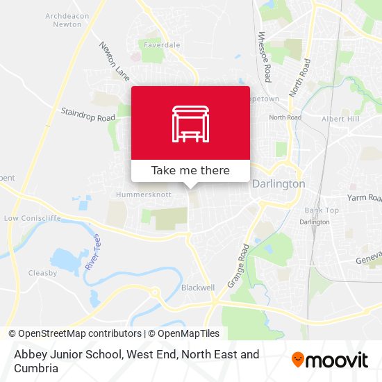 Abbey Junior School, West End map
