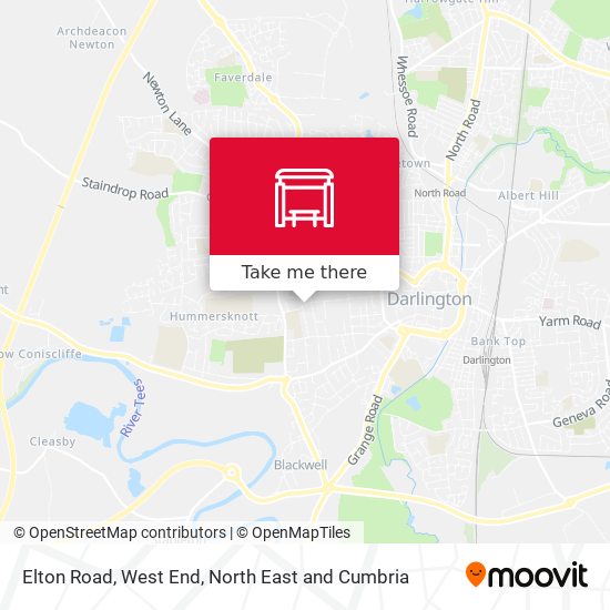 Elton Road, West End map