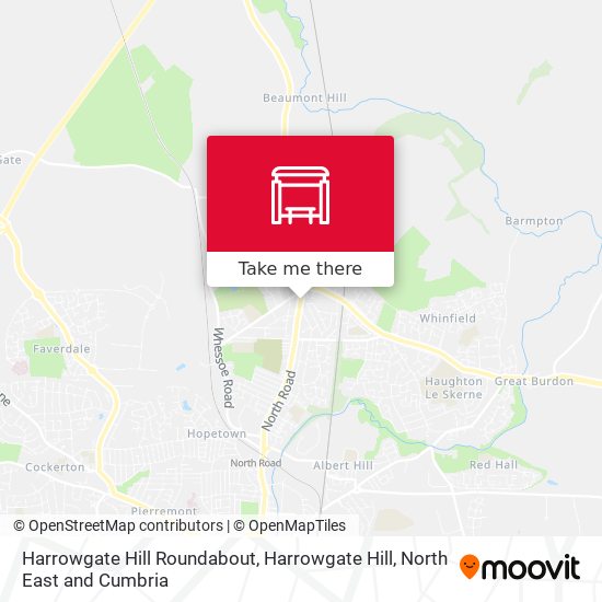 Harrowgate Hill Roundabout, Harrowgate Hill map