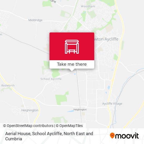 Aerial House, School Aycliffe map