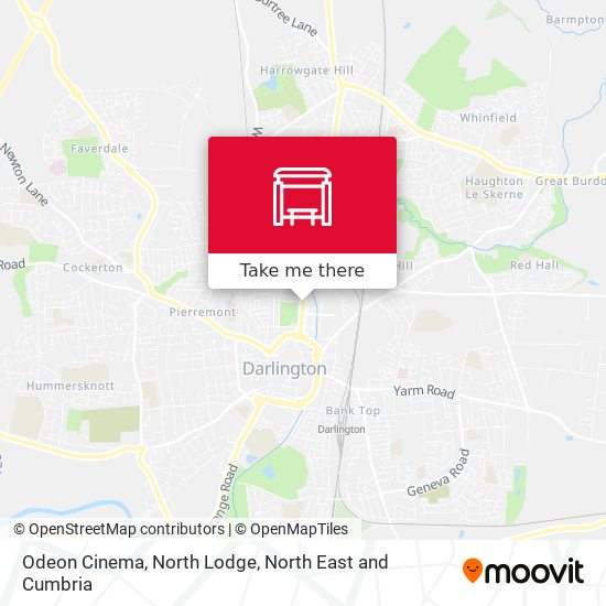Odeon Cinema, North Lodge map