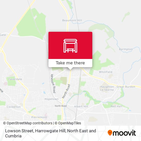 Lowson Street, Harrowgate Hill map