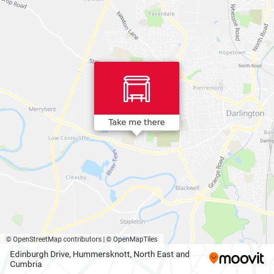 Edinburgh Drive, Hummersknott map