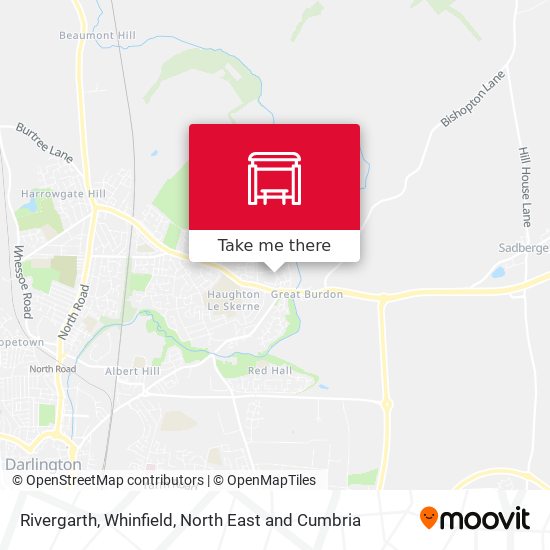 Rivergarth, Whinfield map