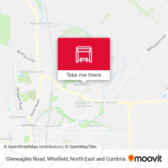 Gleneagles Road, Whinfield map