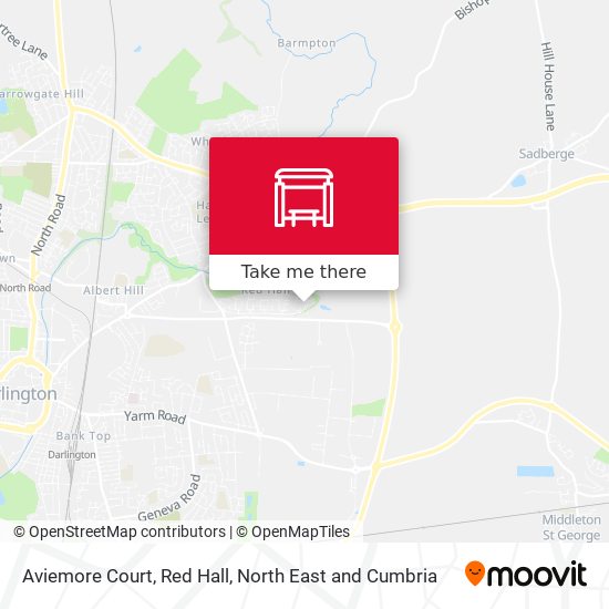 Aviemore Court, Red Hall map