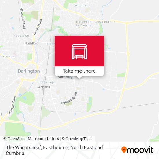 The Wheatsheaf, Eastbourne map