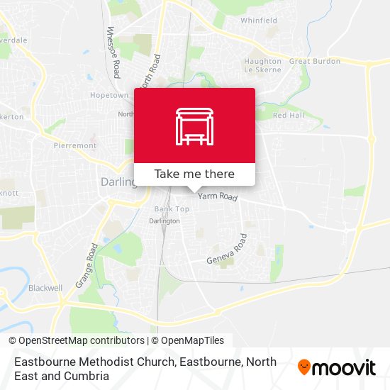 Eastbourne Methodist Church, Eastbourne map