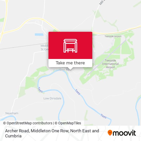 Archer Road, Middleton One Row map