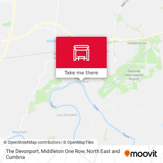 The Devonport, Middleton One Row map